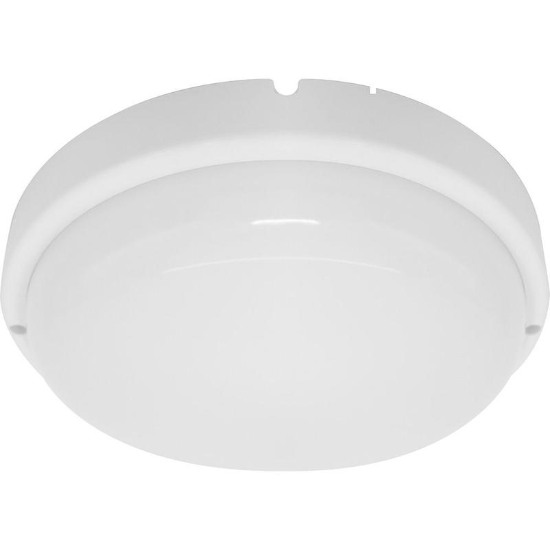 светильник светодиодный стационарный с акуст.датчиком с дежурным режимом работы 12вт 900лм 6500к в пластик. корпусе ip65 al3018 пылевлагозащ. feron 41893 от BTSprom.by