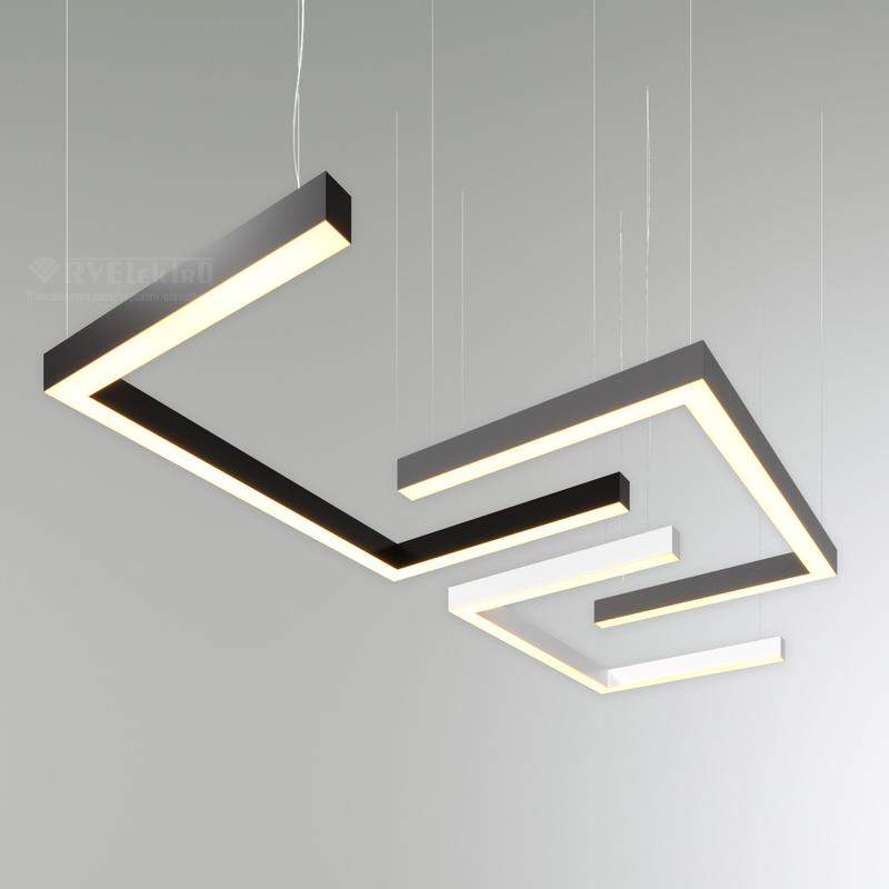 светильник светодиодный rve-lbx-symbol-п-600-n 45вт 4000к 600х600х100мм накладной бел. rvelektro rve00001544 от BTSprom.by