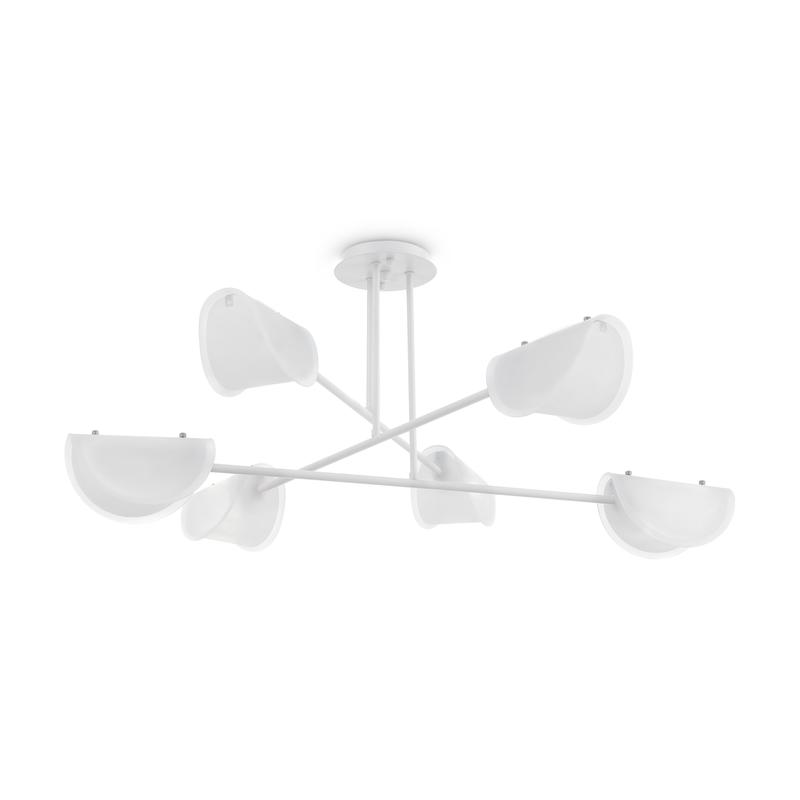  Светильник Mallow 40Вт E14х6 IP20 подвесной Freya FR5228PL-06W фото в каталоге от BTSprom.by