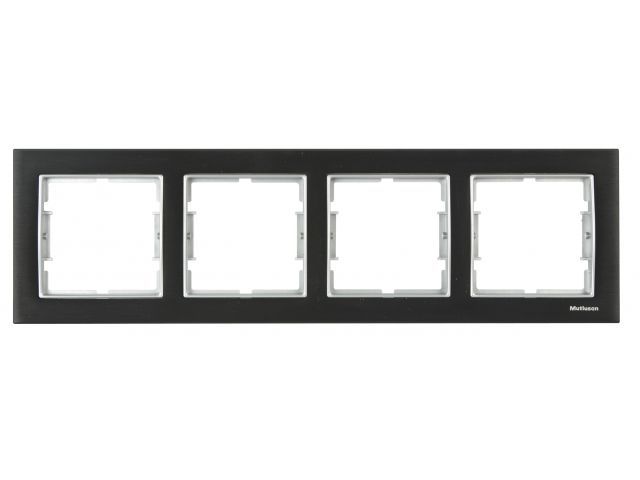 рамка 4-ая горизонтальная алюминий дымчатый elitra, mutlusan 2170 853 1492 от BTSprom.by
