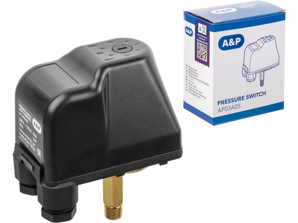реле давления для насоса 1/4" нар. a&p ap03a05 от BTSprom.by