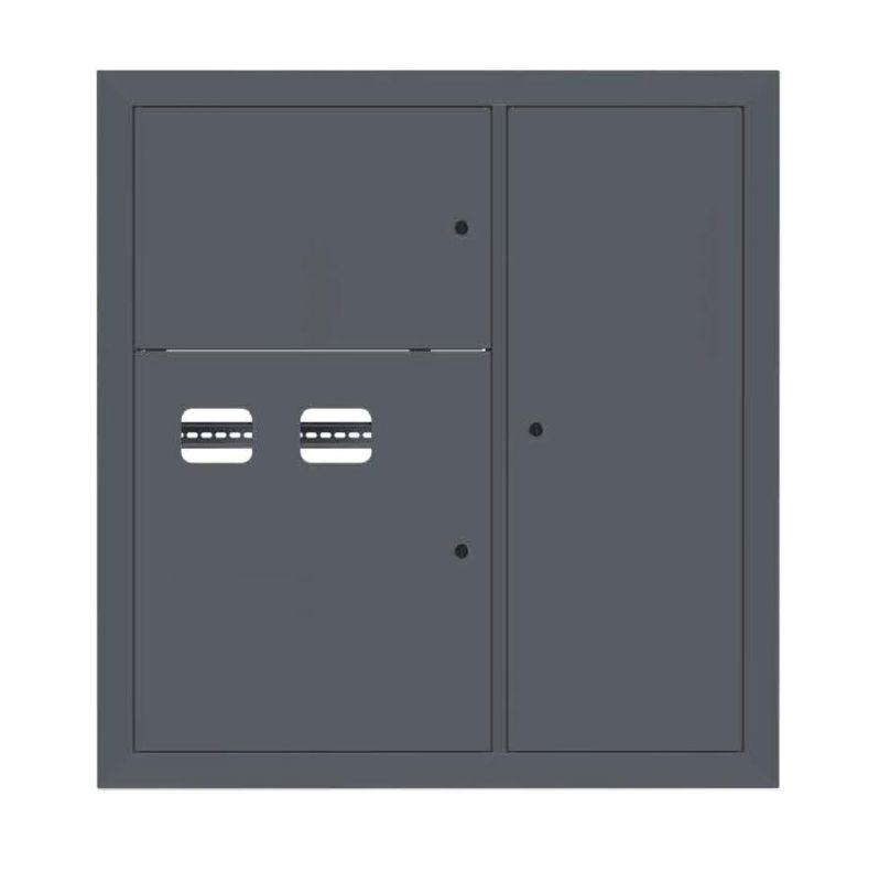 щит этажный 2кв. ral7016 (1000х950х150) proxima ekf mb29-v-2-ral7016 от BTSprom.by