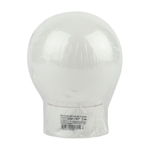  Светильник НБП 01-60-004 пл-н полиэтилен 60Вт Е27 IP20 УХЛ1 150х150мм пластик ЭРА Б0048027 фото в каталоге от BTSprom.by