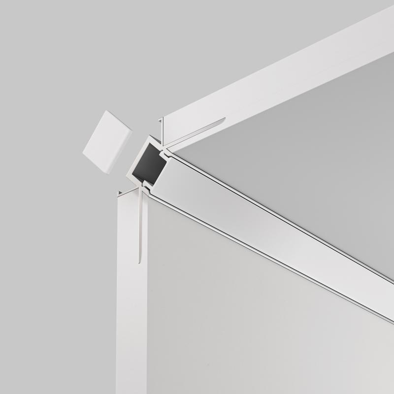  Профиль алюминиевый скрытого монтажа 46х23 Maytoni ALM-4623-S-2M фото в каталоге от BTSprom.by