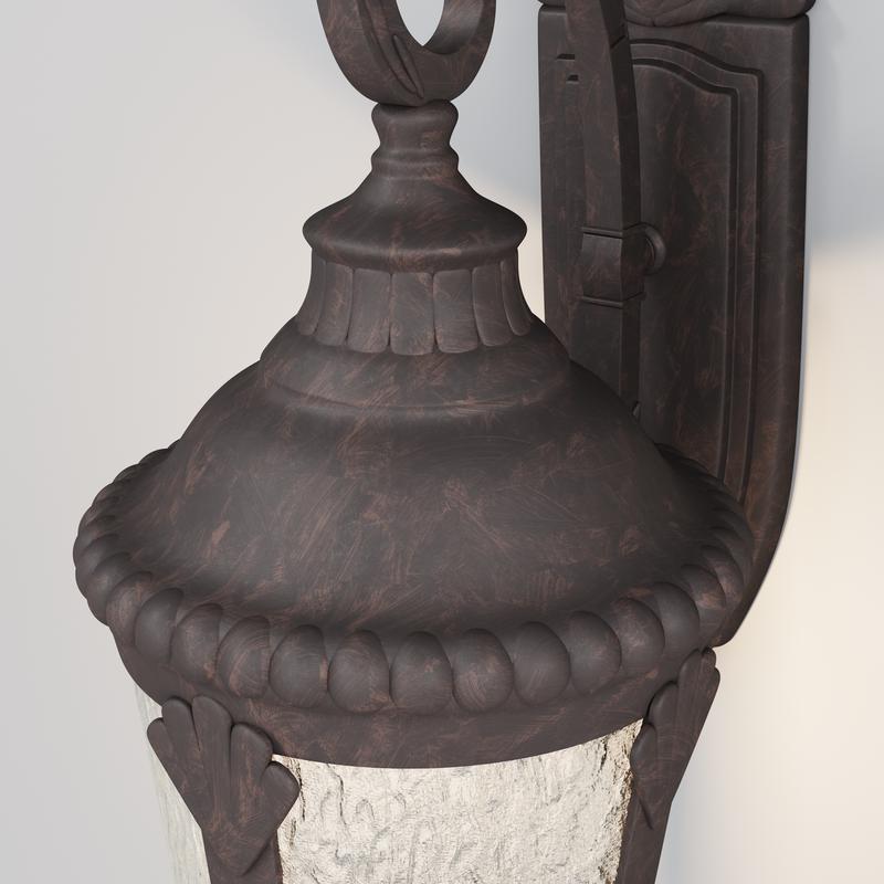  Светильник Goiri 1х60Вт E27 IP44 бра настен. Maytoni O029WL-01BZ фото в каталоге от BTSprom.by