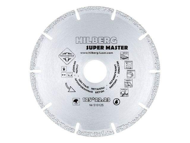 алмазный круг 125х1.0x22.2 мм для бетона super master hilberg от BTSprom.by