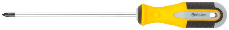 отвертка "старт" crv сталь прорезиненная ручка 5х150мм рн1 fit 55175 от BTSprom.by