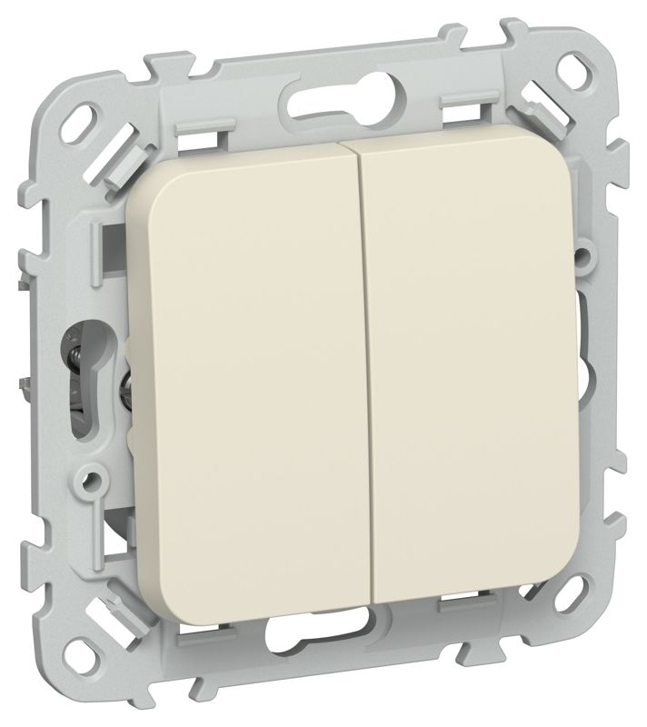 выключатель жалюзи сп flite вж42-2-0-флсл 10а с блокировкой механизм сливочный iek fi-v15-0-10-k86 от BTSprom.by