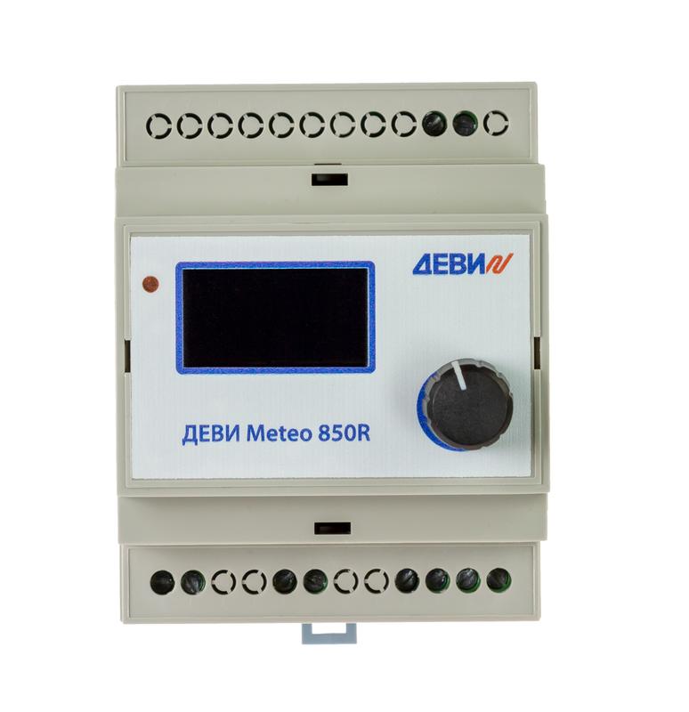 терморегулятор meteo 850r на шину din с датчиком темпер. на проводе 8а деви 140f1084r от BTSprom.by