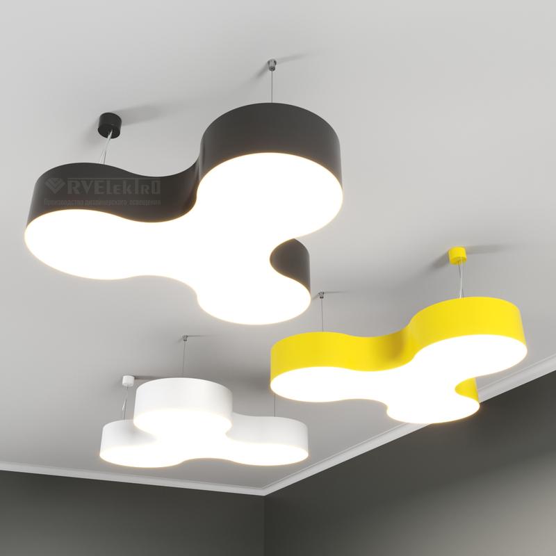 светильник светодиодный rve-lbx-sonar-1500-p 134вт 4000к 1500х1377х120мм подвесной бел. rvelektro rve00000782 от BTSprom.by