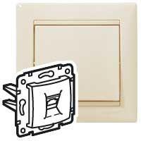 розетка телефонная 1-м сп valena rj11 механизм сл. кость (diy-упак.) iek 695622 от BTSprom.by