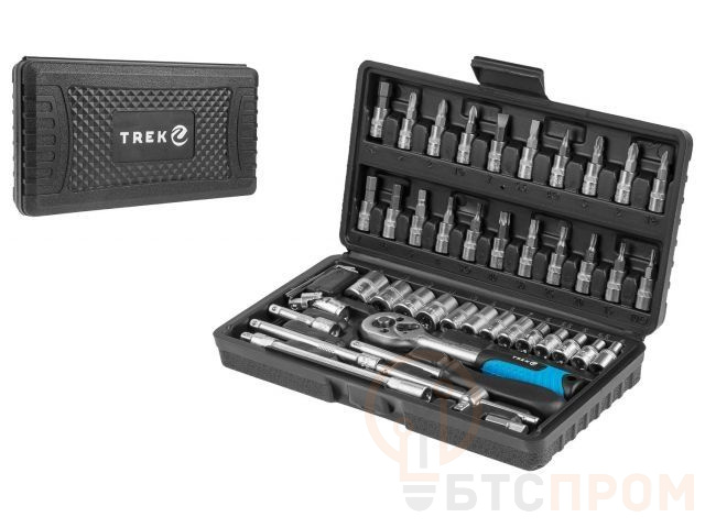 Набор головок и бит 46пр. TREK (1/4", 6 граней) TR13046 фото в каталоге от BTSprom.by Набор головок и бит 46пр. TREK (1/4", 6 граней) TR13046 фото в каталоге от BTSprom.by