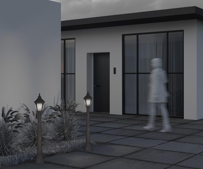  Светильник Goiri 1х60Вт E27 IP44 ландшафтный Maytoni O028FL-01BZ фото в каталоге от BTSprom.by