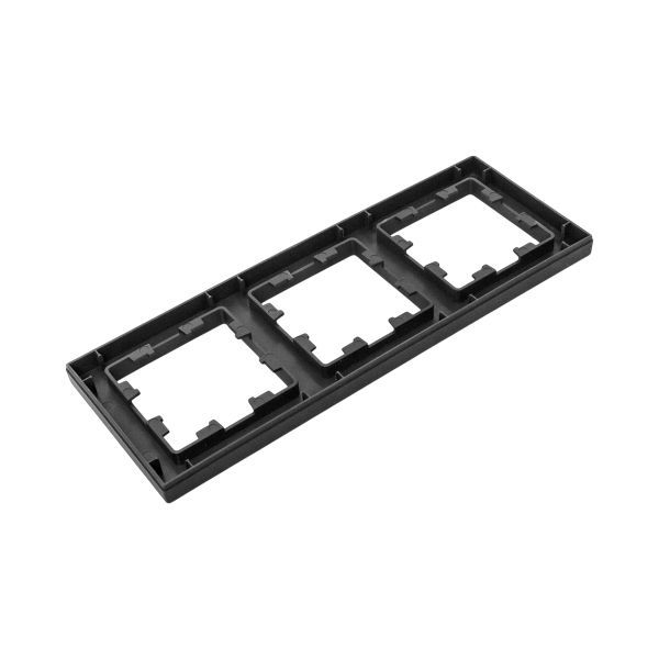  Рамка 3-м Эпика пластик черн. EKF UP1-FPB-03 фото в каталоге от BTSprom.by