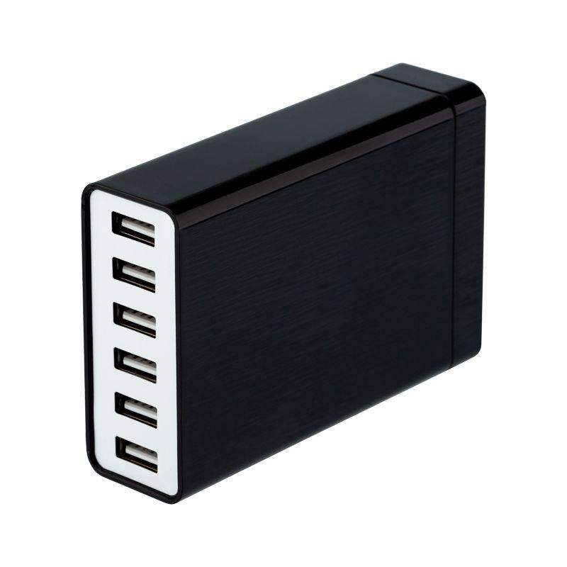 устройство зарядное сетевое 6хusb 1000ma черн. rexant 16-0287 от BTSprom.by