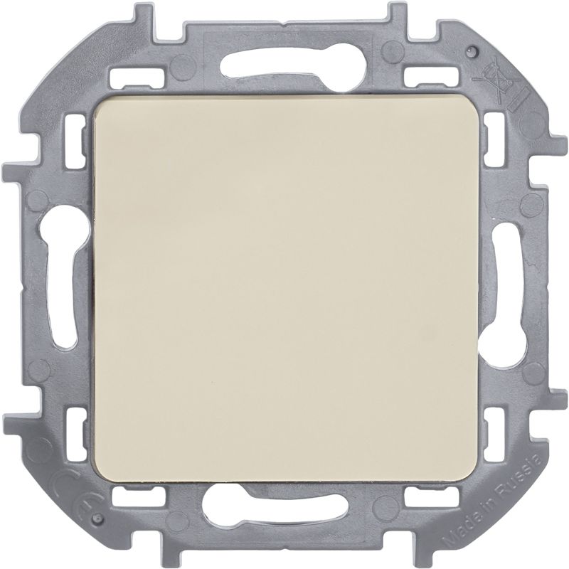  Выключатель кнопочный Inspiria 6А 250В без фиксации НО/НЗ механизм сл. кость IEK 673691 фото в каталоге от BTSprom.by