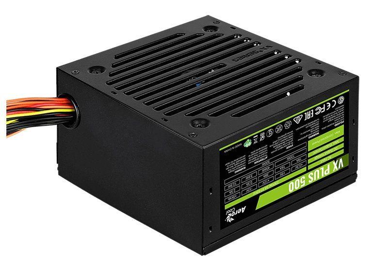 блок питания atx 500w vx plus 500w (24+4+4pin) 120мм fan 3xsata rtl aerocool 1049256 от BTSprom.by