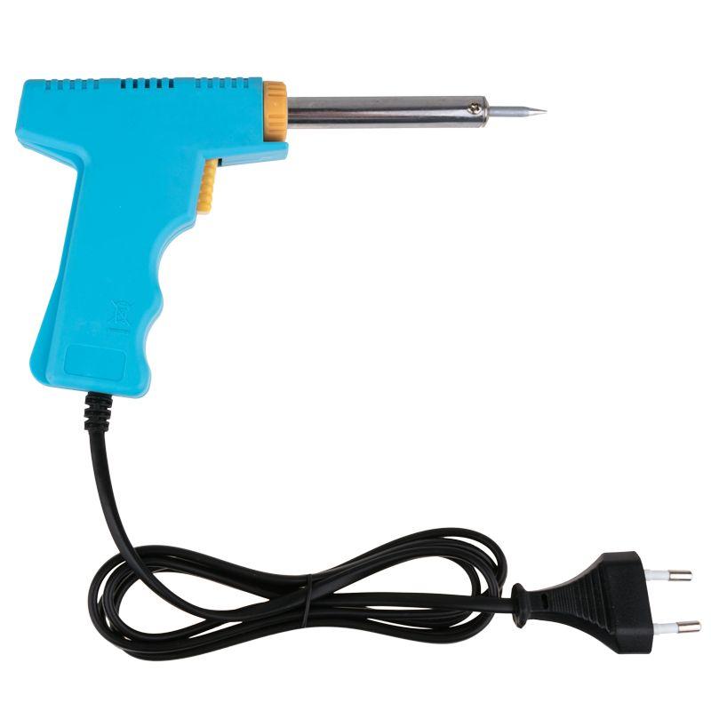  Набор для пайки (паяльник импульсный 30/70 Вт оловоотсос подставка припой) Rexant 12-0164 фото в каталоге от BTSprom.by