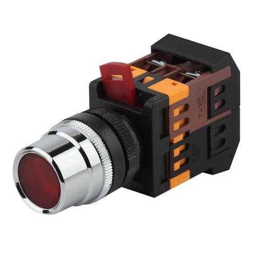 кнопка ablf-22 красн. d22мм неон/240в 1з+1р bbt10-ablf-k04e эра б0045648 от BTSprom.by