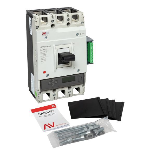  Выключатель автоматический 400А 100кА AV POWER-3/3 ETU6.2 AVERES EKF mccb-33-400H-6.2-av фото в каталоге от BTSprom.by