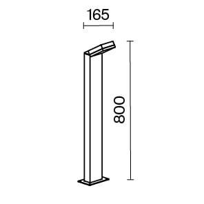  Светильник Paso 12Вт 3000К IP54 ландшафтный Maytoni O595FL-L12B3K фото в каталоге от BTSprom.by