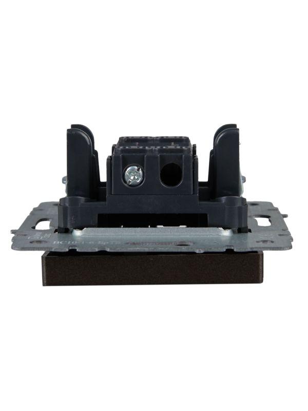  Выключатель проходной 1-кл. СП BRITE ВС10-1-6-БрТБ 10А механизм бронза IEK BR-V12-0-10-K45 фото в каталоге от BTSprom.by