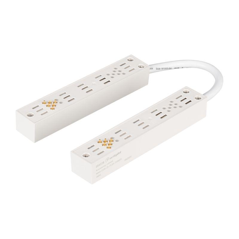 коннектор гибкий mag-con-25-flex-power (wh) ip20 пластик arlight 050228 от BTSprom.by