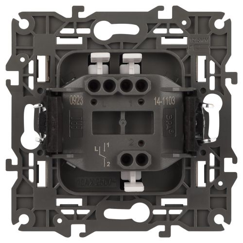  Переключатель 1-кл. СП Elegance 14-1103-04 10А IP20 250В 10AX механизм шампань Эра Б0034226 фото в каталоге от BTSprom.by