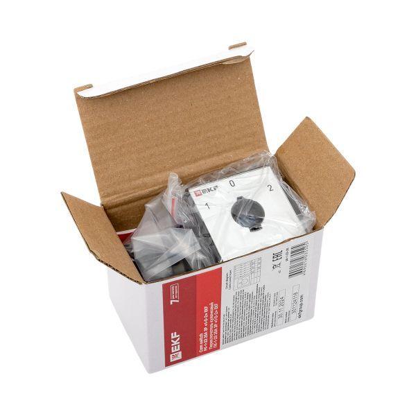  Переключатель кулачковый ПК-1-23 3П 25А "1-0-2" EKF pk-1-23-25 фото в каталоге от BTSprom.by