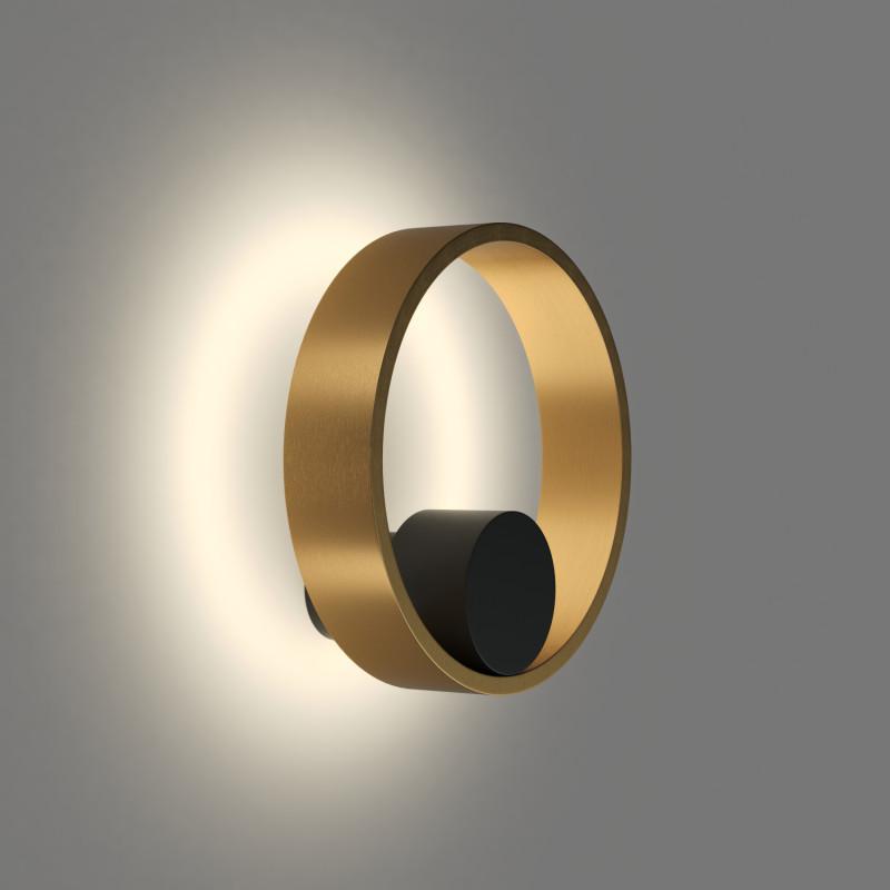  Бра ORBIT 10Вт 3000К IP20 LED алюм. черн./сатинированное зол. DENKIRS 764329 фото в каталоге от BTSprom.by