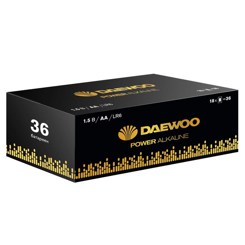 элемент питания алкалиновый aa/lr6 1.5в power alkaline pack-36 (уп.36шт) daewoo 5042094 от BTSprom.by