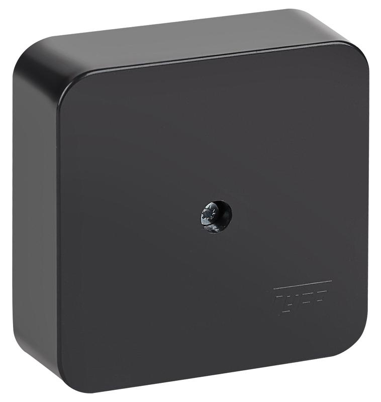 коробка универсальная тусо для кабель-каналов 80х80х25мм черн. ruvinil 65005ч от BTSprom.by