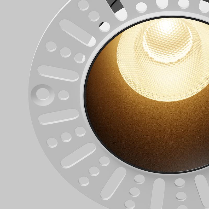  Светильник Dip 15Вт 2700К 50град. встраив. Maytoni DL122-15W-2.7K-TRS-B фото в каталоге от BTSprom.by