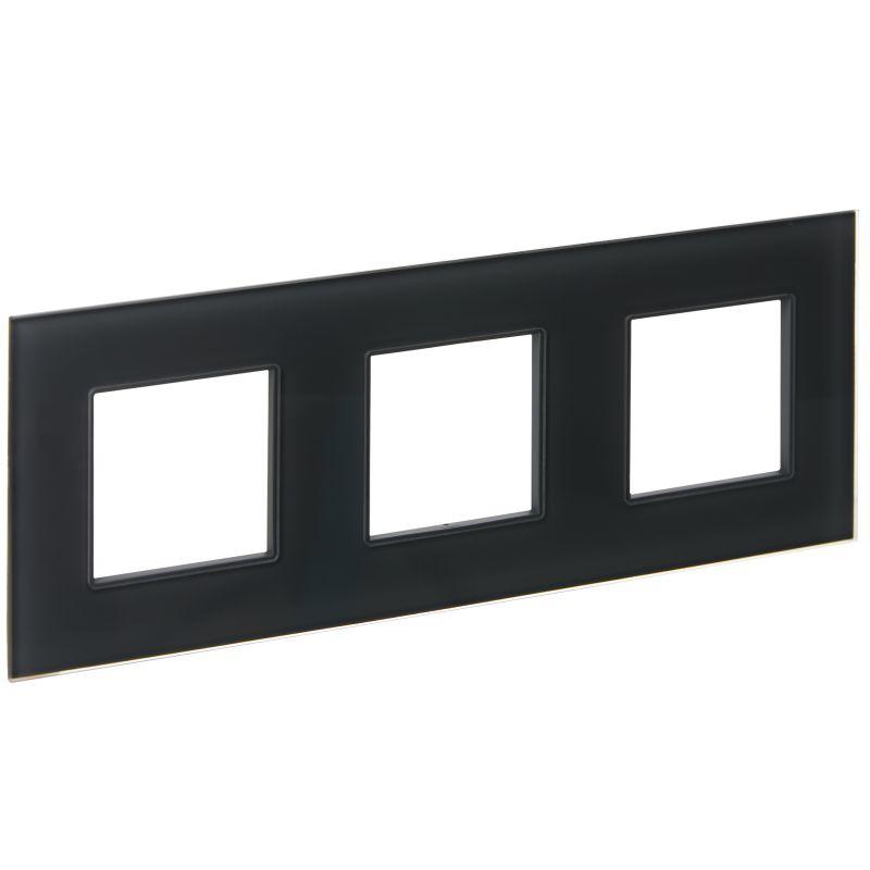 рамка 3-м skandy sk-f23g стекло графит iek sk-m32-g-k53 от BTSprom.by