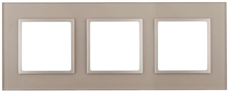 рамка 3-м 14-5103-04 стекло elegance шампань+шампань эра б0034509 от BTSprom.by