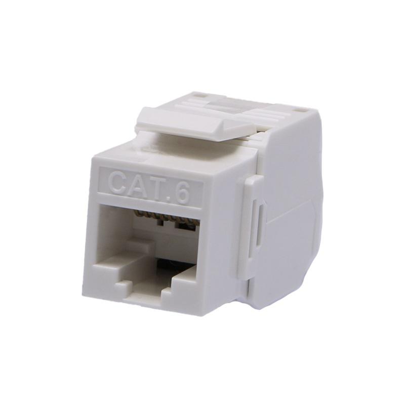 модуль розеточный keystone jack 8p8c rj-45 utp кат.6 заделка без инструмента 180град. (diy) suprlan 10-0342-1 от BTSprom.by