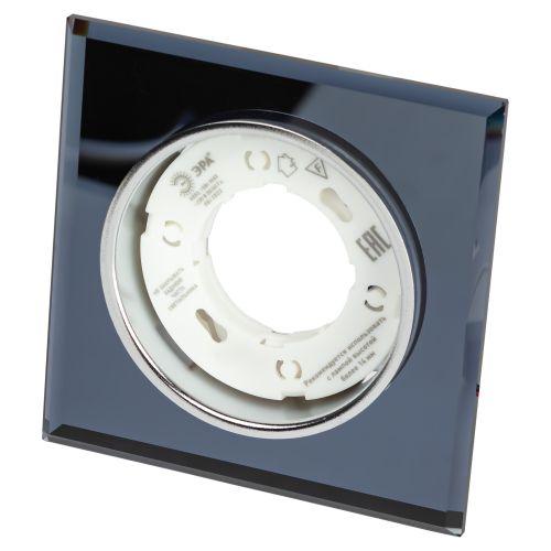  Светильник DK LD50 BK GX53 со светодиодной подсветкой встраиваемый черн. Эра Б0057473 фото в каталоге от BTSprom.by