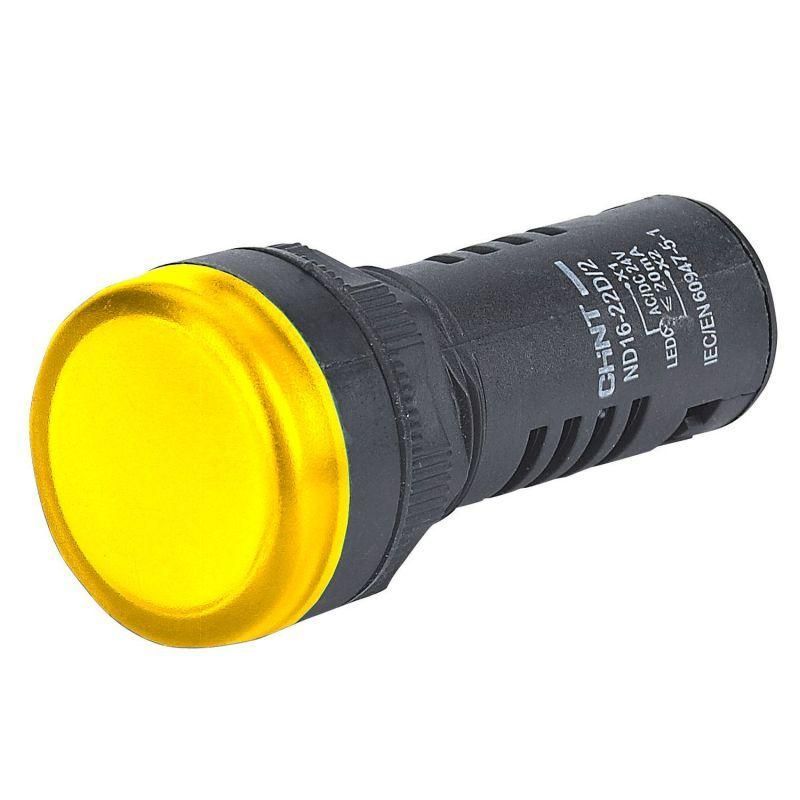 индикатор nd16-22d/2 желт. ac/dc 230в (r) chint 593076 от BTSprom.by