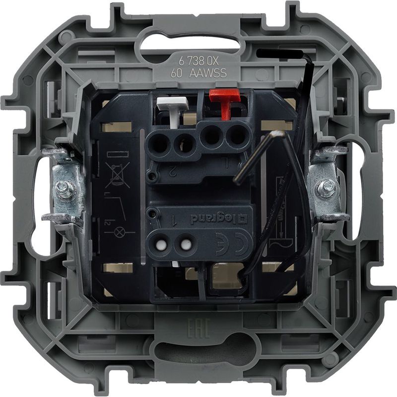  Выключатель Inspiria для гостиничных номеров механизм сл. кость IEK 673801 фото в каталоге от BTSprom.by