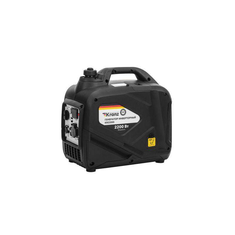 генератор инверторный kr2200i 2.2квт 230в 4л закрытый корпус ручной старт kranz kr-16-1141 от BTSprom.by