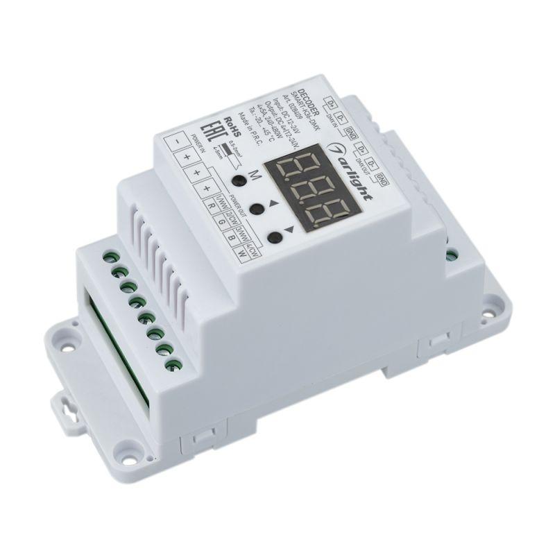 декодер smart-k36-dmx (12-24в 4х5а din) (ip20 пластик) arlight 028409 от BTSprom.by