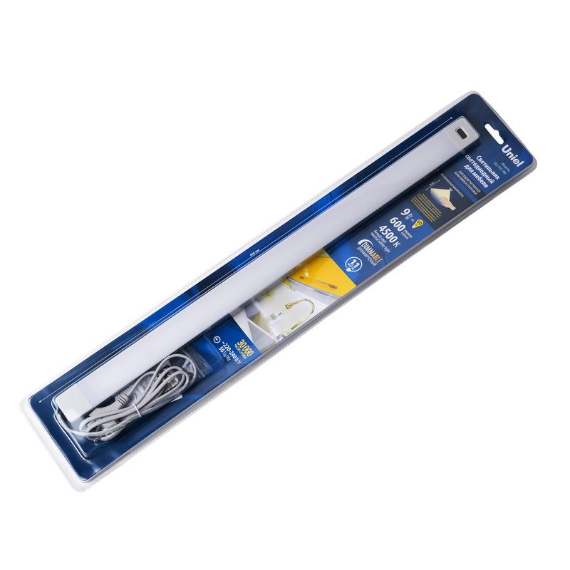 светильник светодиодный uli-f45-9w/4500k/dim sensor ip20 silver 600лм для мебели 600х35х16мм uniel ul-00008281 от BTSprom.by