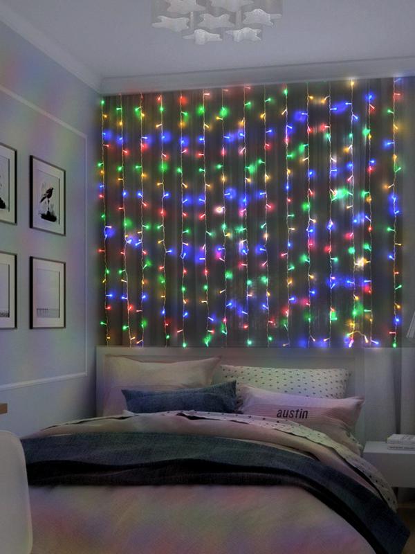  Гирлянда "Занавес" ICLLD300M-C 300LED RGB 3х3м 8 режимов IP20 SHLights 4690601052995 фото в каталоге от BTSprom.by