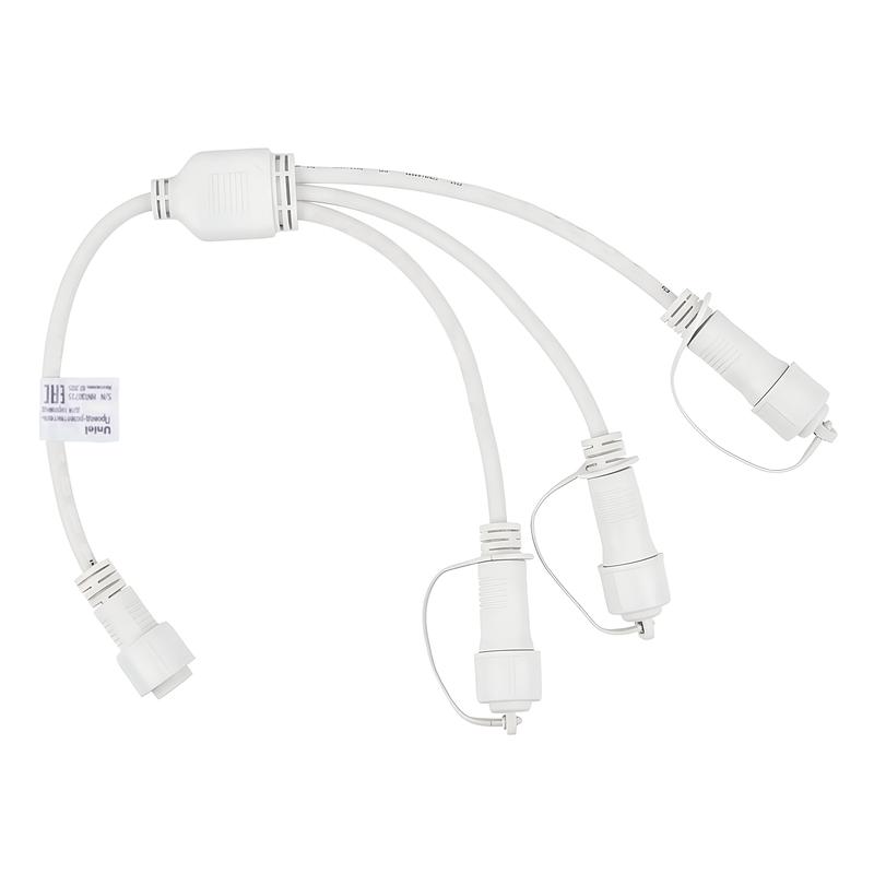 провод-разветвитель для гирлянд ucx-f90 s3/0.4m/wh серии f90pro 0.4м 3 выхода статика/мерцание ip67 бел. uniel ul-00013234 от BTSprom.by
