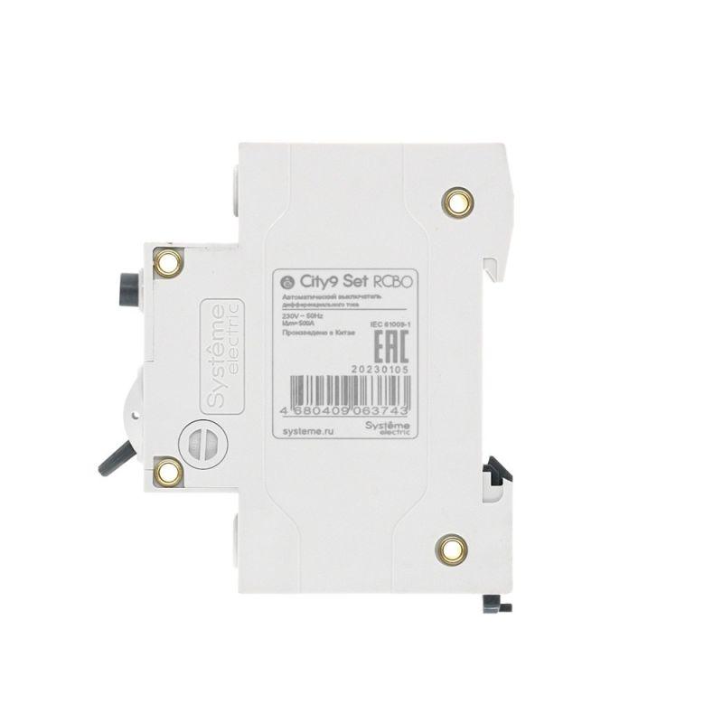  Выключатель автоматический дифференциального тока 2п (1P+N) C 16А 10мА тип A 4.5кА City9 Set 230В SE C9D51616 фото в каталоге от BTSprom.by