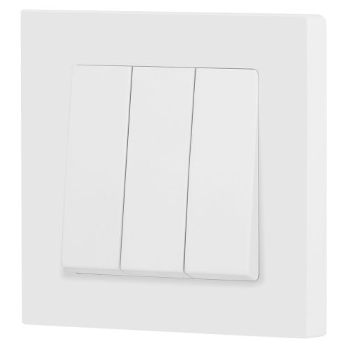  Выключатель 3-кл. СП Accent 6-106-01М 10А IP20 250В AL/CU бел. матов. Intro Б0063532 фото в каталоге от BTSprom.by