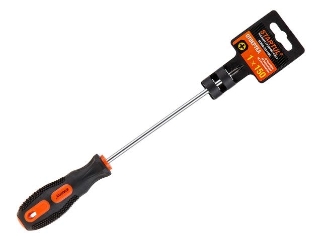 отвертка "+" №1 150мм ph startul profi (st3032-115) (крестовая phillips, рукоятка anti slip) st3032-115 от BTSprom.by