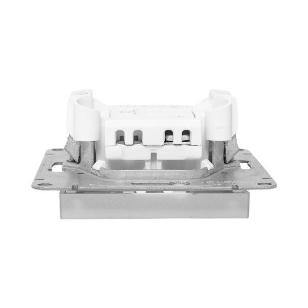  Выключатель кнопочный 1-кл. СП Эпика механизм алюм. EKF UP1-SWA-13 фото в каталоге от BTSprom.by