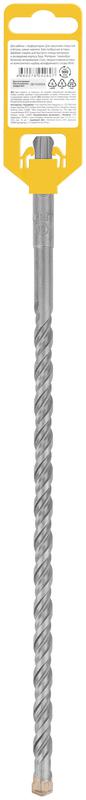  Бур по бетону SDS-PLUS профи крестообразная вставка двойная спираль 10х310мм FIT 33079 фото в каталоге от BTSprom.by