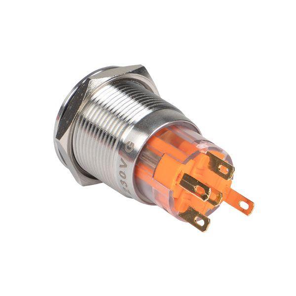  Кнопка S-Pro67 19мм без фикс. с красн. подсветкой 24В PROxima EKF s-pro67-112 фото в каталоге от BTSprom.by